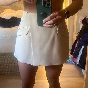 High waisted skort